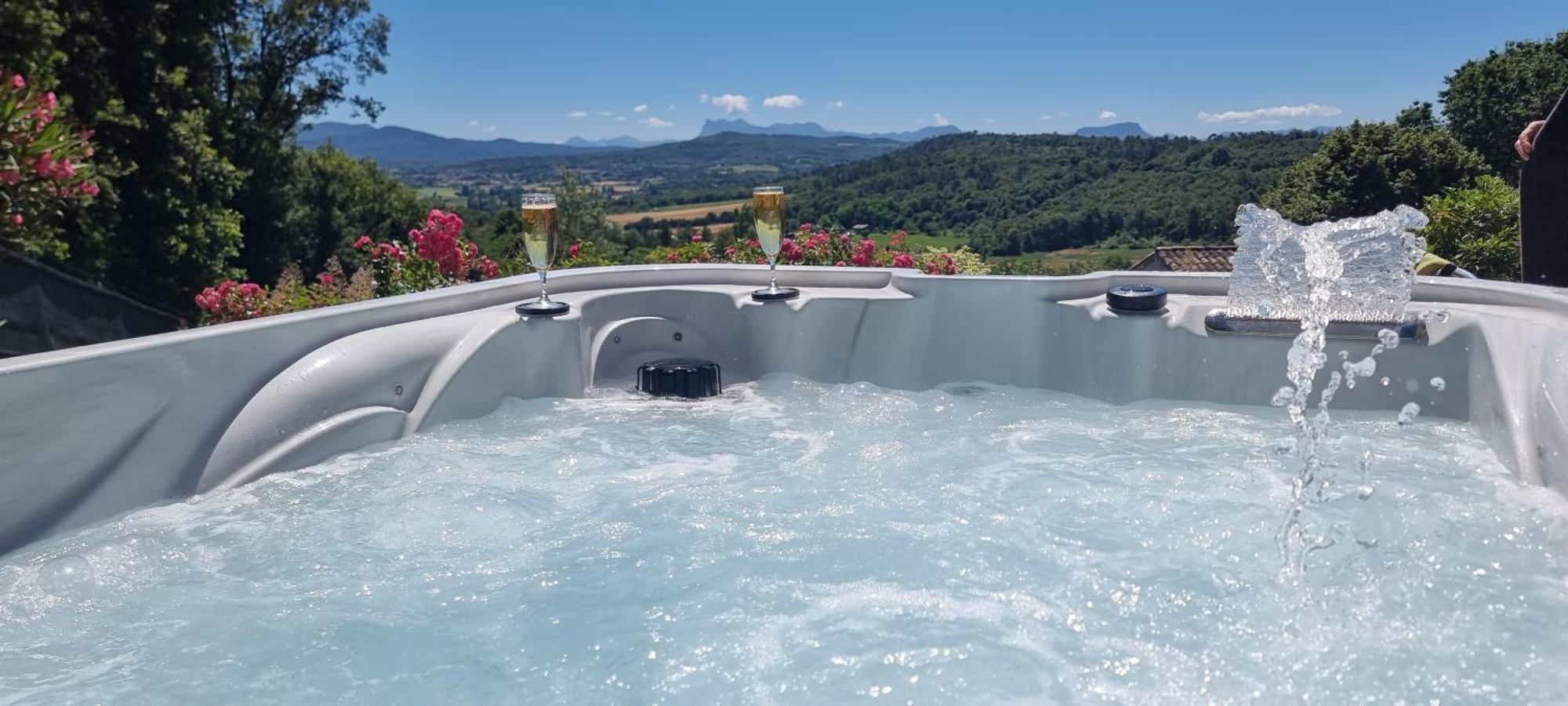 Le Silence Des Bois Sejour Romantique Et Bien-Etre Villa Étoile-sur-Rhône Bagian luar foto